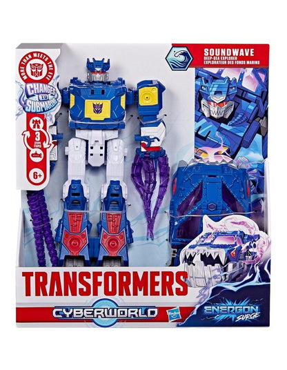 Transformers CYBERWORLD Energon Surge Soundwave Deep Sea Explorer