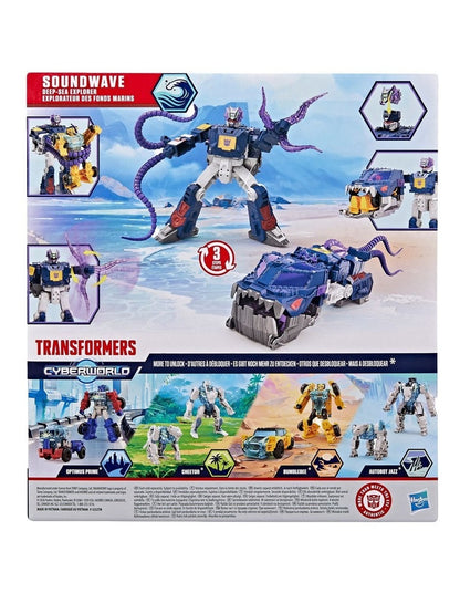 Transformers CYBERWORLD Energon Surge Soundwave Deep Sea Explorer
