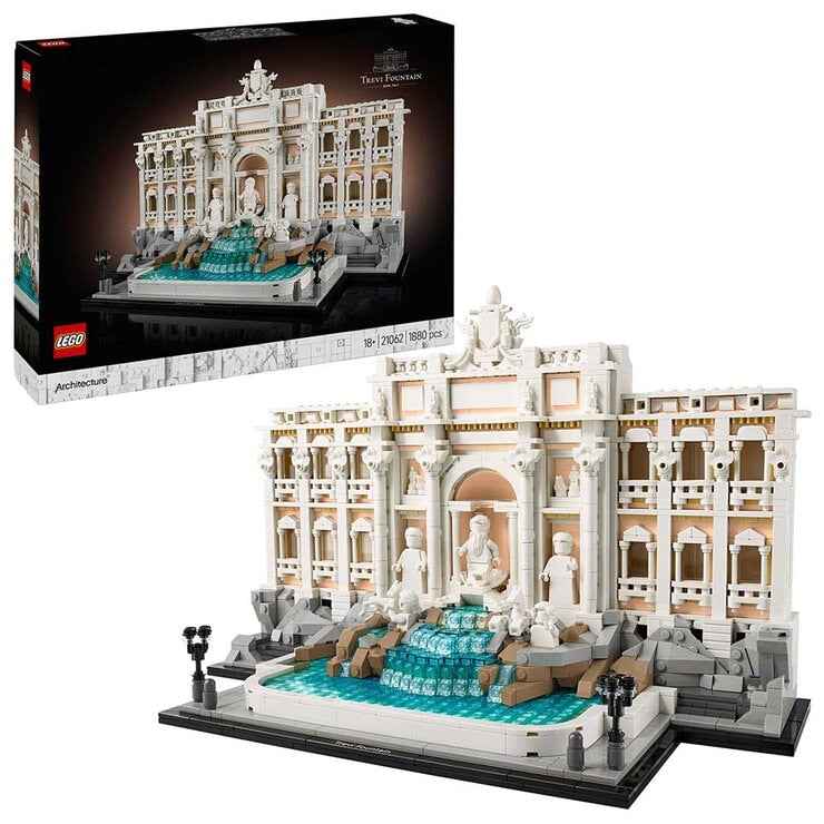 Baroque Fountain Building Set - 1880 Pieces