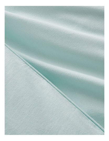 Stonewashed Cotton Quilt Cover Set in Saltwater