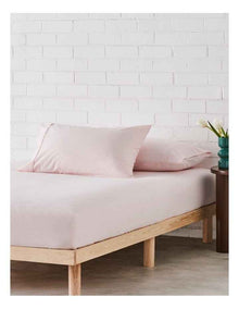 Stonewashed Cotton Pillowcase Pair in Marshmallow