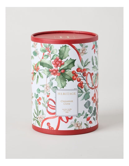 Christmas Foliage Cloche Candle 280g