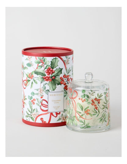 Christmas Foliage Cloche Candle 280g