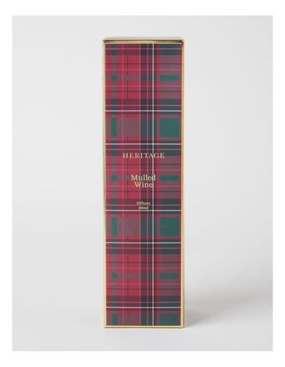 Tartan Christmas Diffuser 180ml in Red