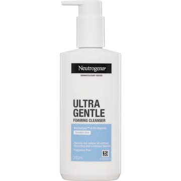 Neutrogena Ultra Gentle Foaming Face Cleanser 200mL