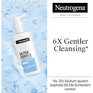 Neutrogena Ultra Gentle Foaming Face Cleanser 200mL