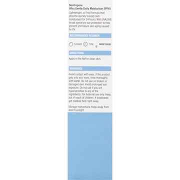 Neutrogena Ultra Gentle Daily Face Moisturiser SPF 15 100mL