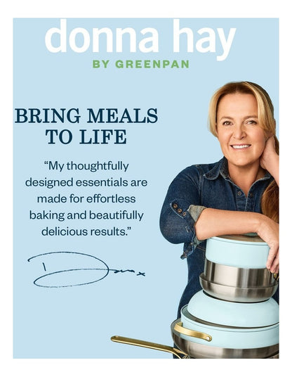 Donna Hay by GreenPan Ceramic Non-Stick Saut&eacute; Pan with Lid, 26CM/4.16L