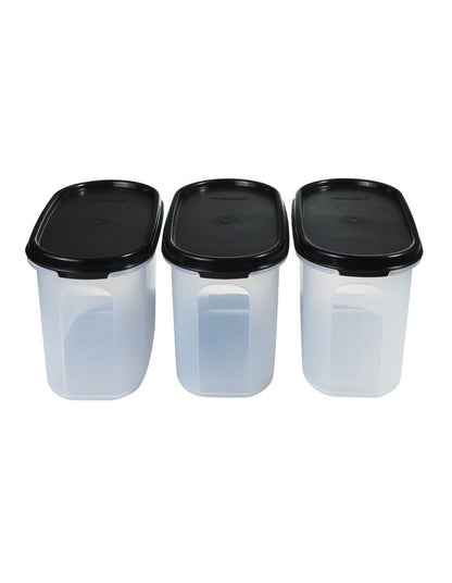 Modular Oval Dry Food Container Set of 3 Gift Boxed