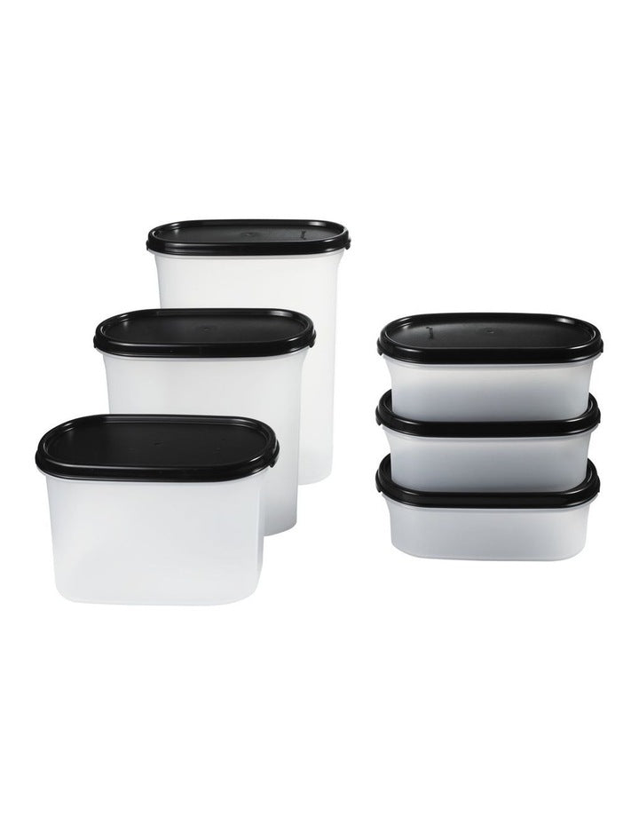 Modular Oval Dry Food Container Set of 6 Gift Boxed