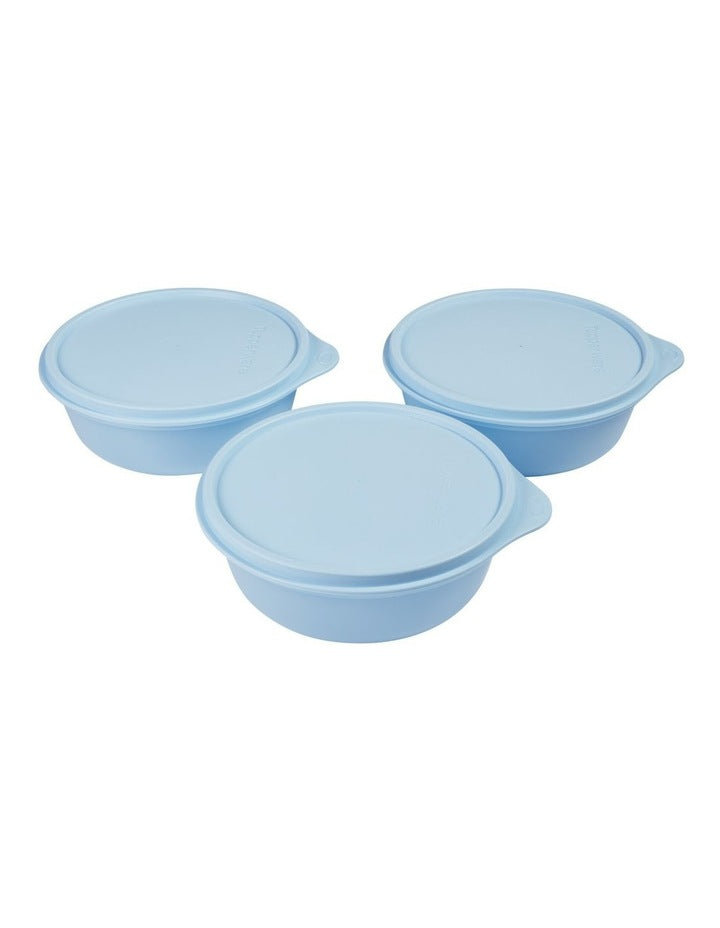 Modular Medium Size Bowl Set of 3 600ML Blue Gift Boxed