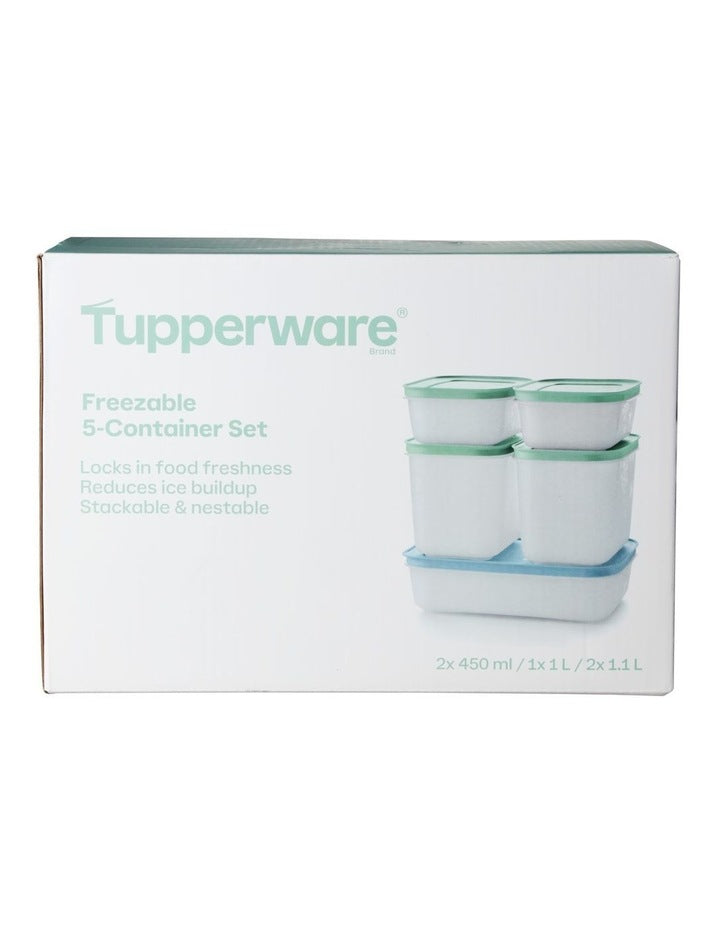 Freezable Container Set of 5 450ML / 1L / 1.1L Gift Boxed