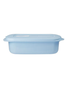 Microwavable Rectangle Food Container 1L Blue