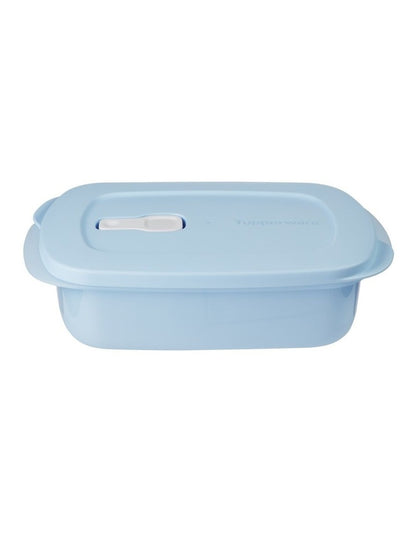 Microwavable Rectangle Food Container 1L Blue