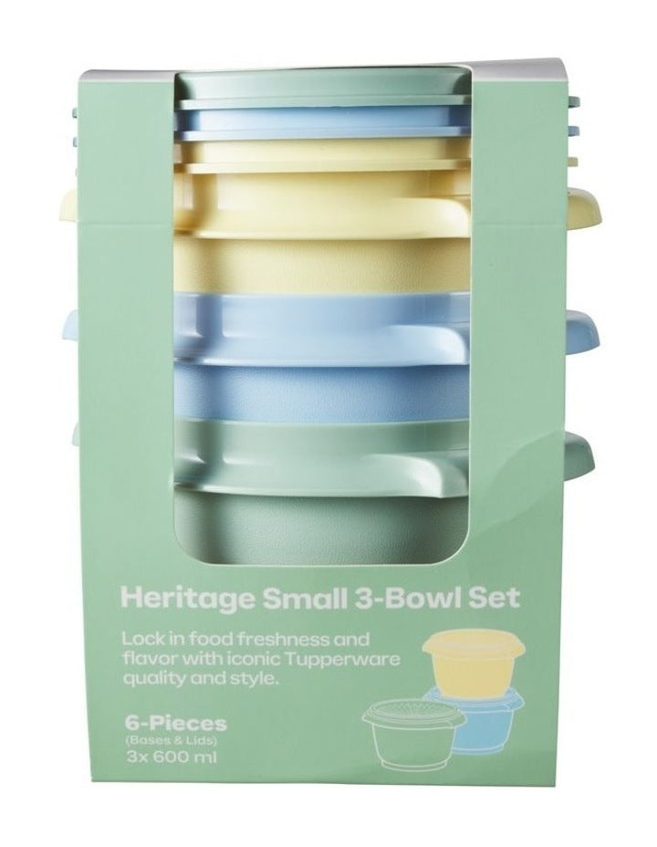 Heritage Small Bowl Set of 3 600ML
