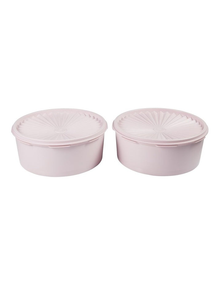 Heritage Canister Set of 2 1.8L Pink