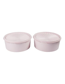 Heritage Canister Set of 2 1.8L Pink