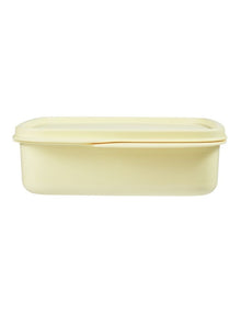 Divided Square Lunch Box 550ML Yellow