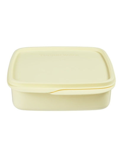 Divided Square Lunch Box 550ML Yellow