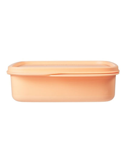 Divided Square Lunch Box 550ML Orange