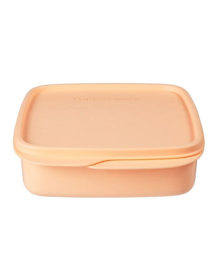 Divided Square Lunch Box 550ML Orange
