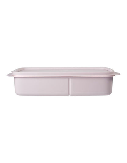 Divided Rectangle Lunch Box 1L Pink