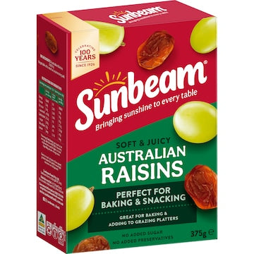 Sunbeam Australian Raisins 375g