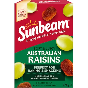 Sunbeam Australian Raisins 375g