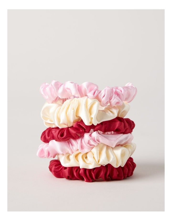2 Pack Strawberry Clips & Hair Ties in Red