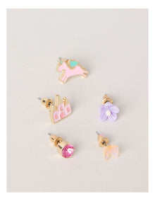 5 Pack Earring Set in Assorted Colours