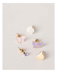 5 Pack Earring Set in Gold
