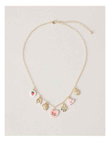 Charm Necklace in Gold