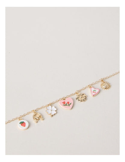 Charm Necklace in Gold
