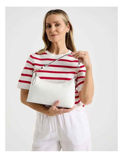 Blairgowrie Shoulder Bag in White