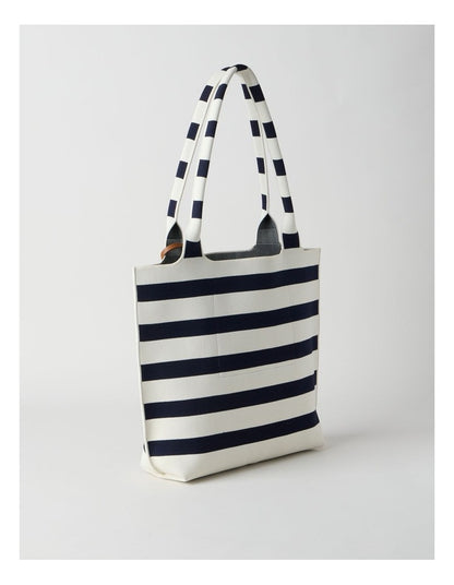 Vaucluse Tote Bag in Navy Stripe