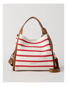 Bondi Crossbody Bag in Red Stripe