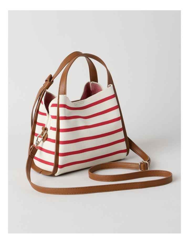 Bondi Crossbody Bag in Red Stripe