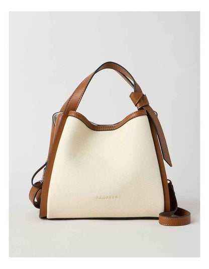 Bondi Crossbody Bag in Natural and Tan