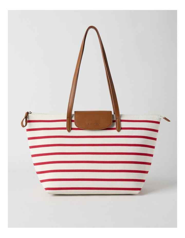 Bondi Tote Bag in Red Stripe
