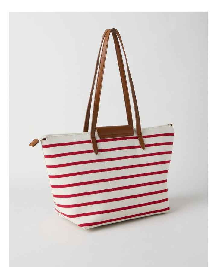 Bondi Tote Bag in Red Stripe