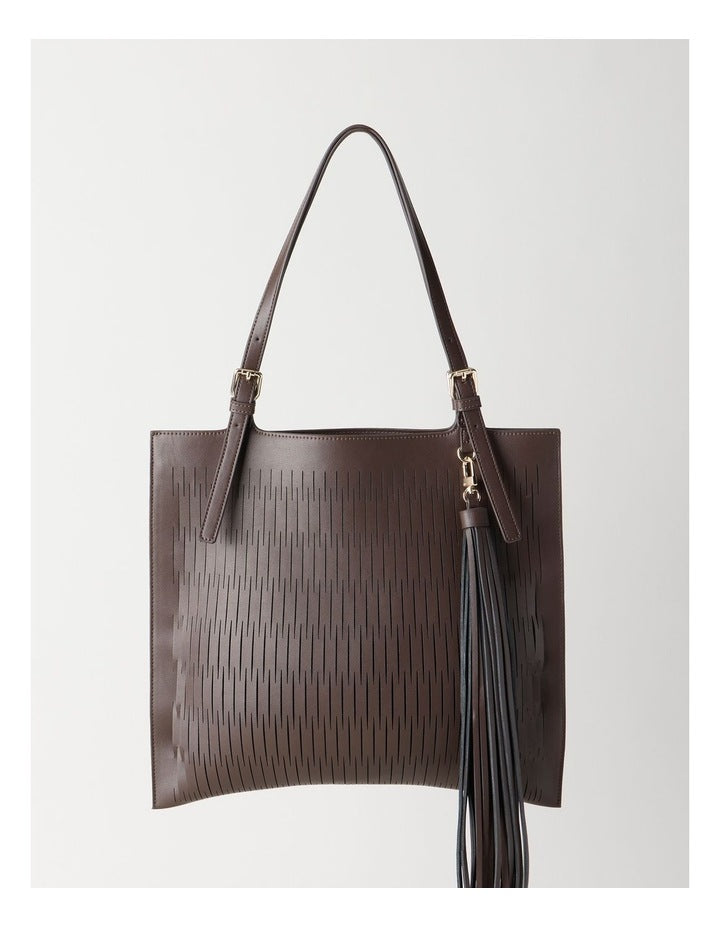 Claire Tote Bag in Chocolate