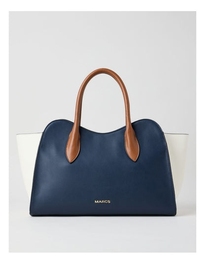 Lisbon Tote Bag in Navy Combo