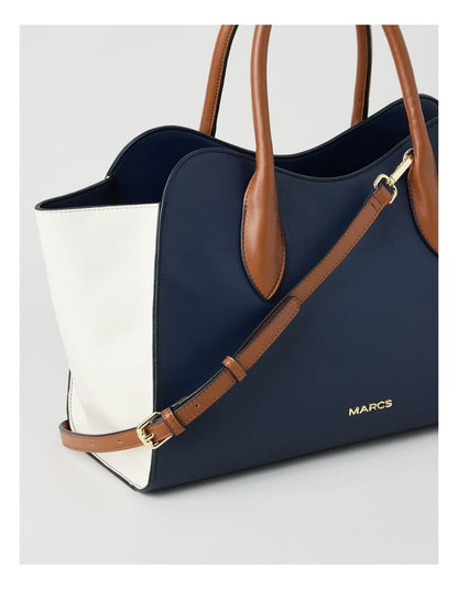 Lisbon Tote Bag in Navy Combo