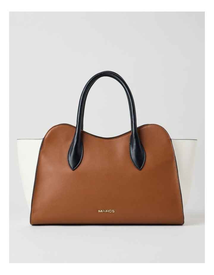 Lisbon Tote Bag in Brown Combo
