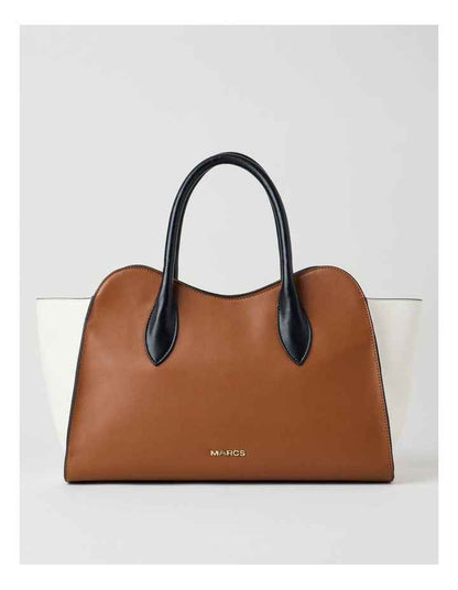 Lisbon Tote Bag in Brown Combo