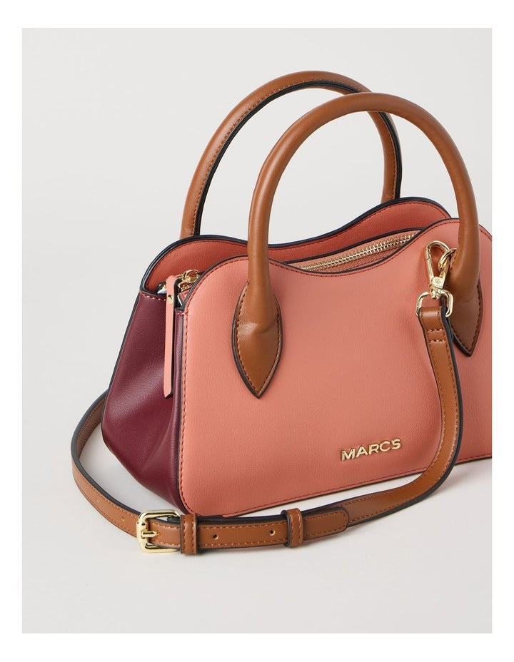 Lisbon Tote Bag in Rose Combo