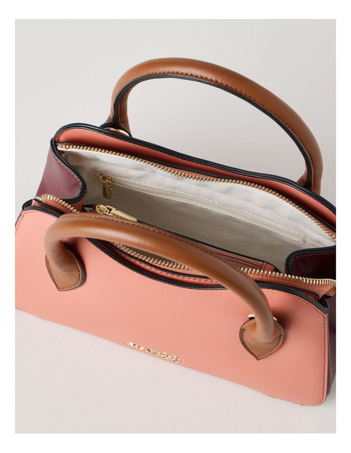 Lisbon Tote Bag in Rose Combo
