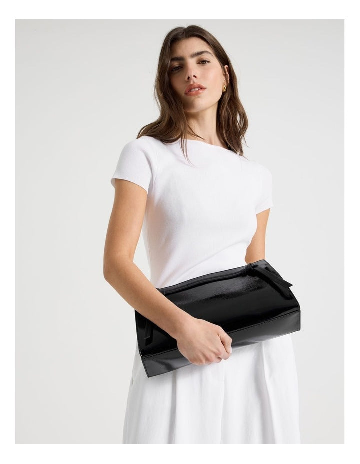 Bobby Clutch Bag in Black