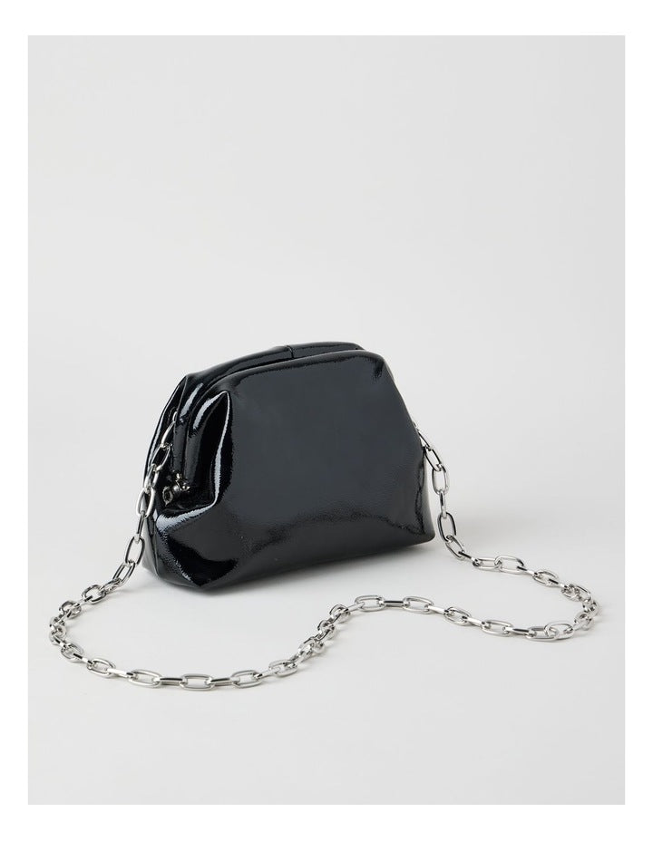 Birdie Clutch Bag in Black