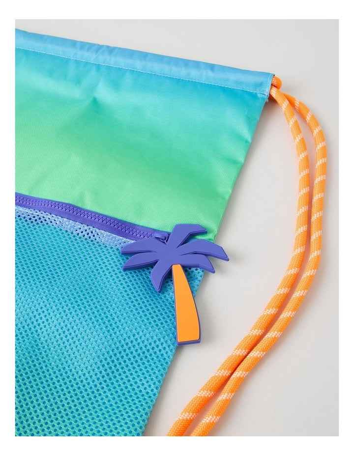 Swim Bag in Ombre Blue/Green